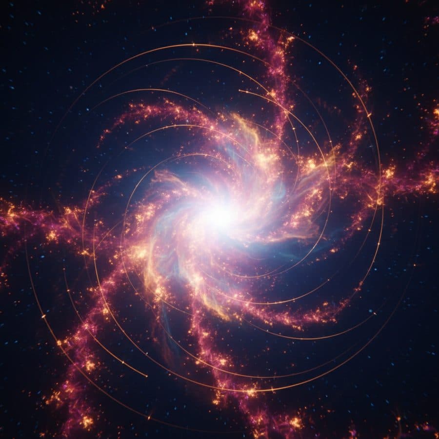 Abstract visual representation of Adobe Firefly 3