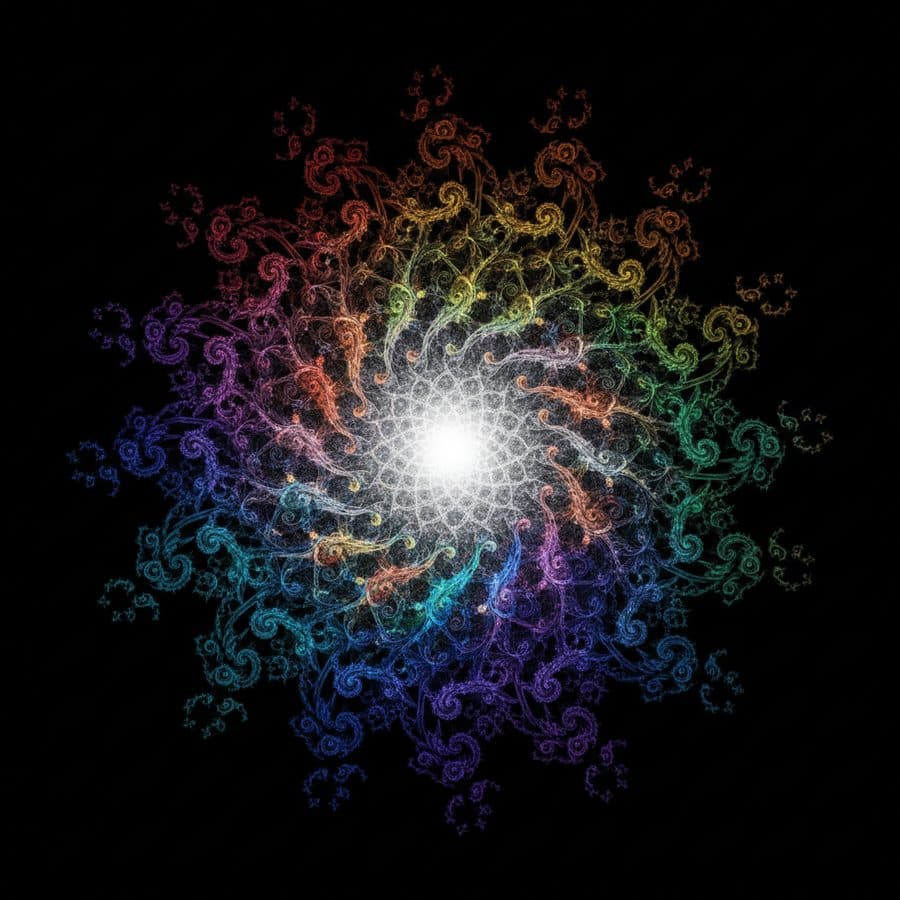 Abstract visual representation of DALL-E 3