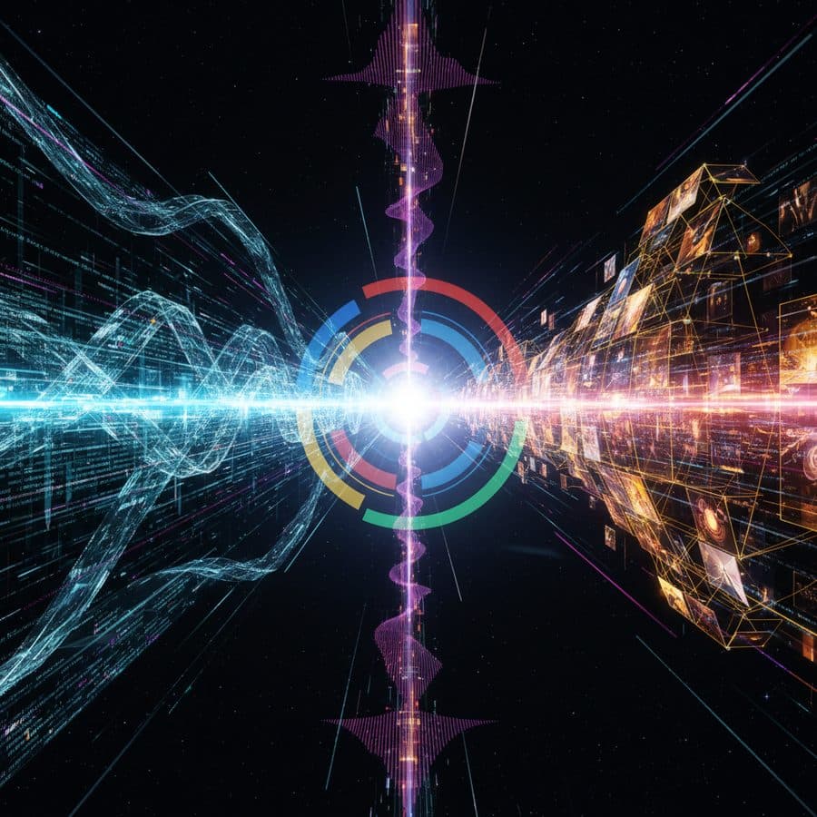 Abstract visual representation of Gemini 2.0 Flash