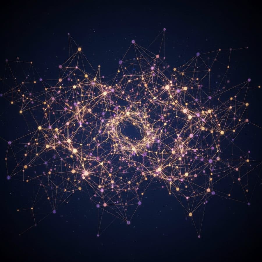 Abstract visual representation of Llama 4 Scout