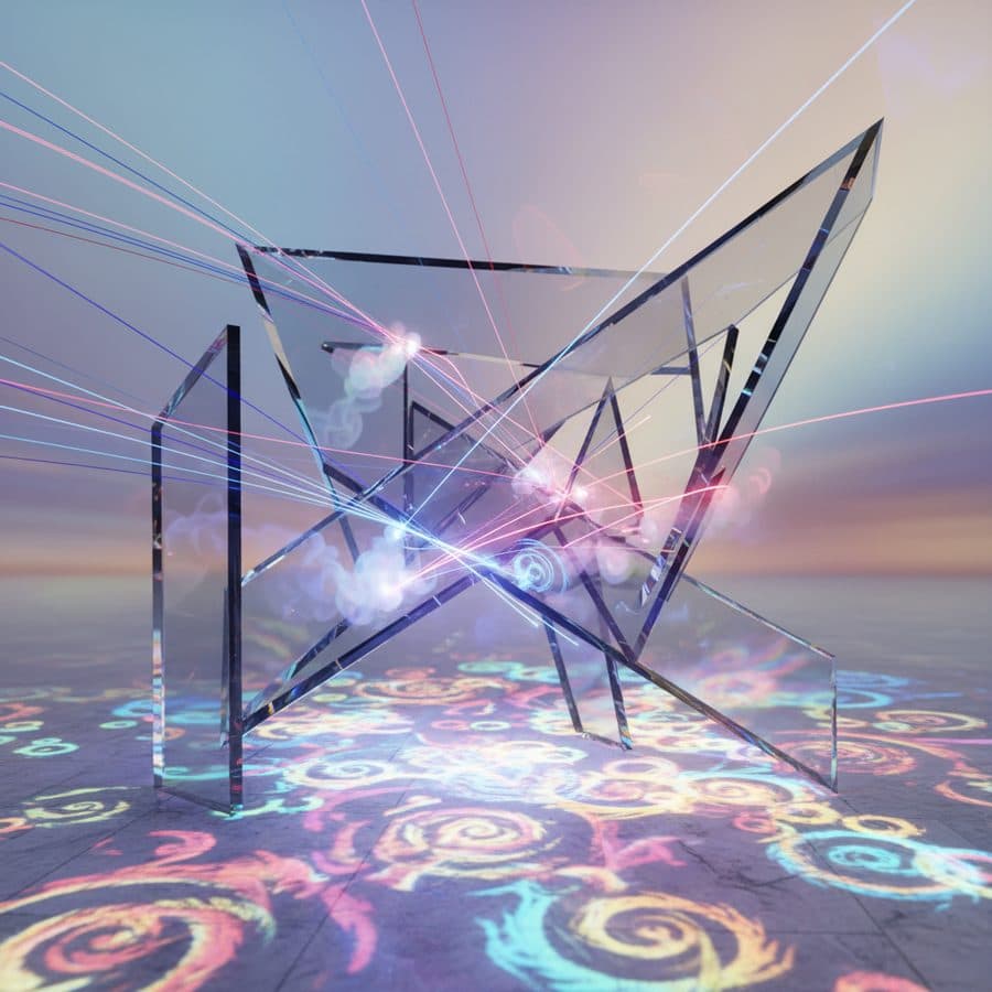 Abstract visual representation of Luma Ray2