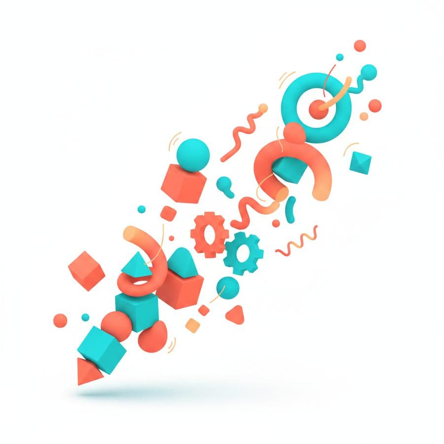 Abstract visual representation of Pika 2.0